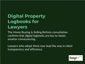 Digital Property  Logbooks for  Lawyers